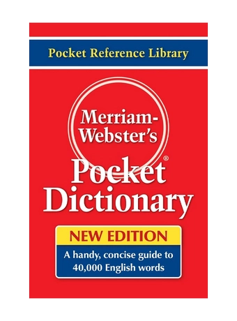 Merriam-Webster's Pocket Dictionary